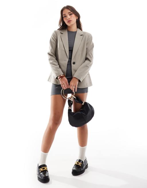 Vero Moda - Troian - Skræddersyet blazer i khakigrøn