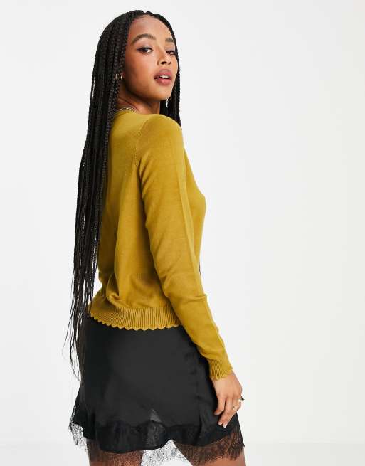 Vero Moda - Trui met ronde hals in koperkleur, 3 van 4