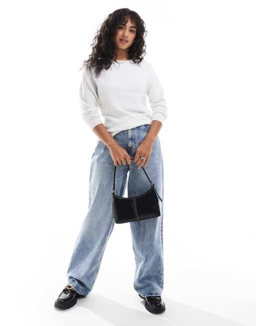 Vero Moda - Trui met ronde hals in wit, 3 van 4