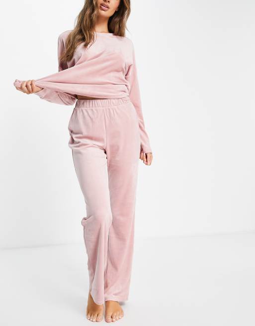 Vero Moda velour in pink | ASOS