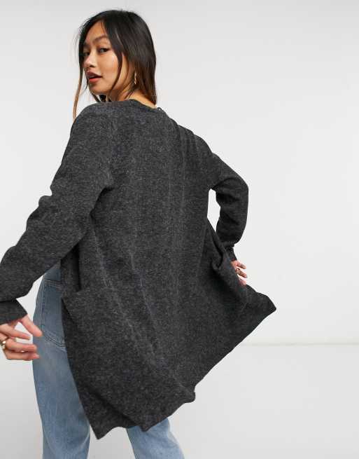 Vero Moda - Vest met lange pasvorm in zwart, 2 van 4