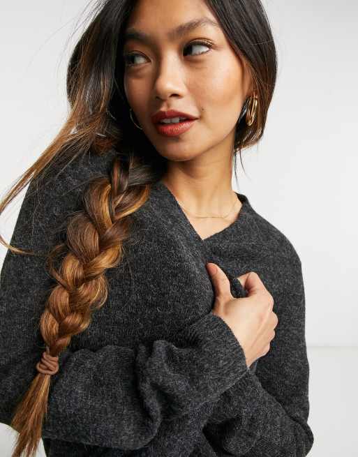Vero Moda - Vest met lange pasvorm in zwart, 3 van 4