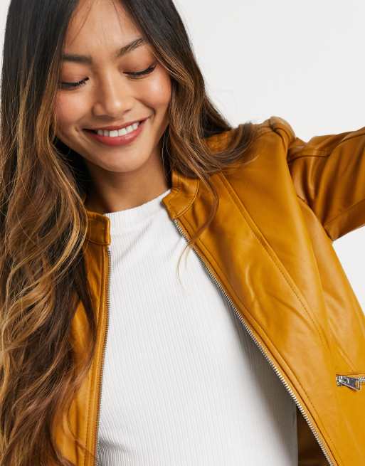 Vero moda veste online en cuir