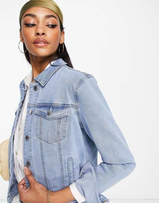 Vero Moda Veste en jean Bleu denim clair