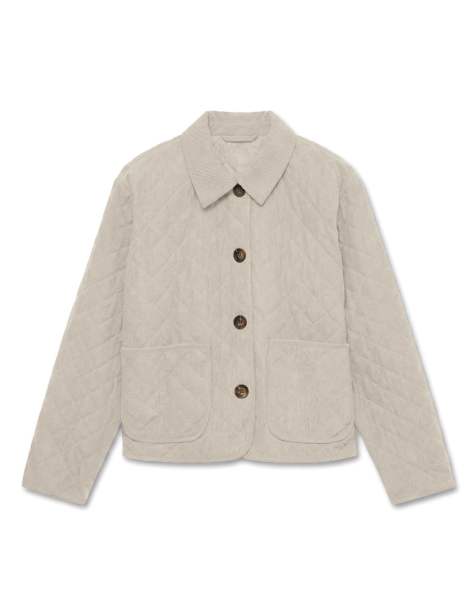 Vero Moda veste matelassée écru - view 1