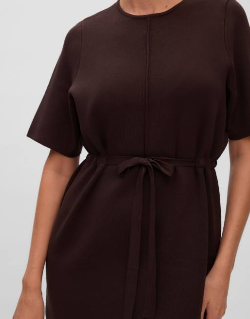 Vero Moda Vestido de punto en chocolate torte, 4 de 6