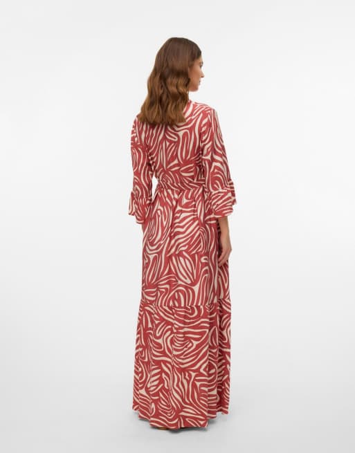 Vero Moda - Vestido premamá en marsala, 2 de 5