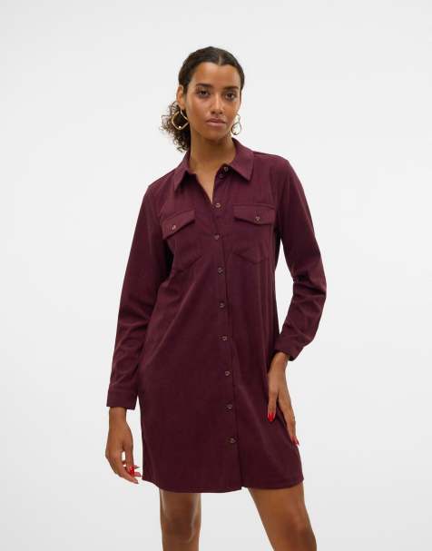 Vero Moda vestito bordeaux - view 1