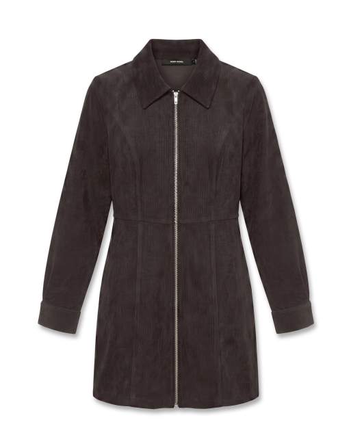 Vero Moda vestito camicia in chocolate torte, 5 di 6