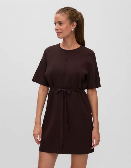 Vero Moda vestito in maglia chocolate torte, 3 di 6