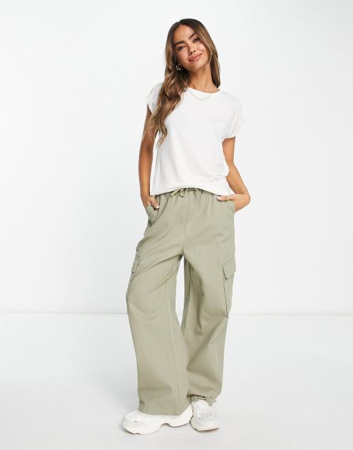 Vero Moda – Vit t-shirt med rund halsringning