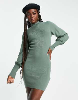 bodycon ribbed sweater dress
