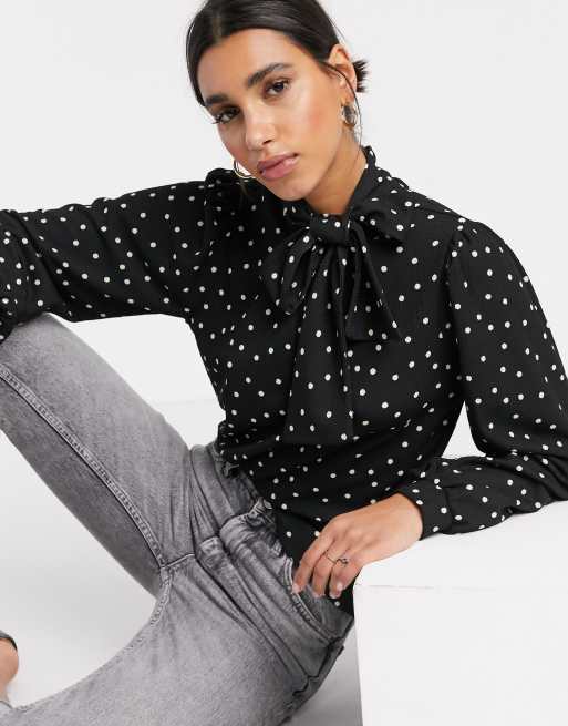 Vero moda polka store dot top