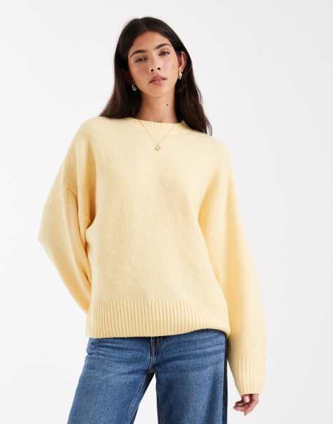 Vero Moda – Weicher Pullover in Goldgelb mit Rundhalsausschnitt - view 1