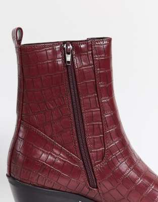 red snake boots