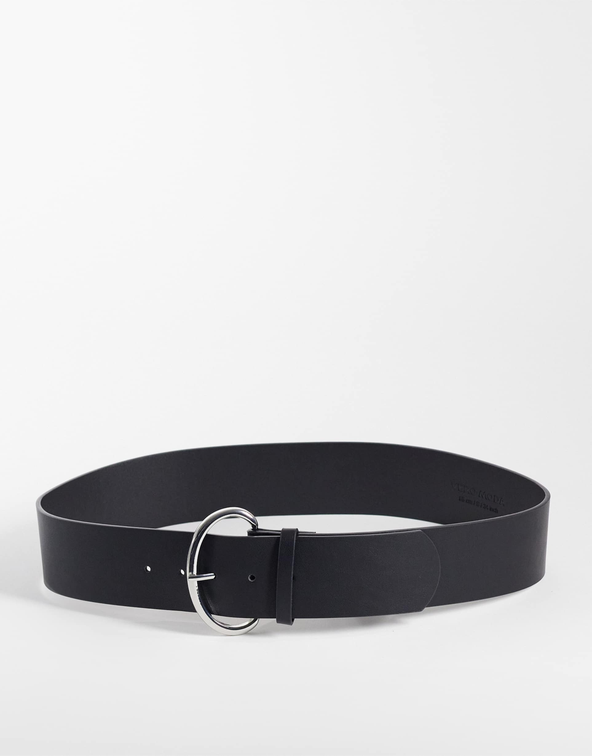 vero moda wide belt in black