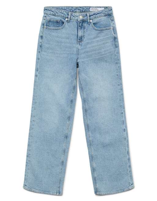 Vero Moda Wide-fit jeans in light blue denim, 6 of 7