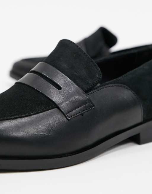 Vero Moda wide fit leather loafers, 3 of 4