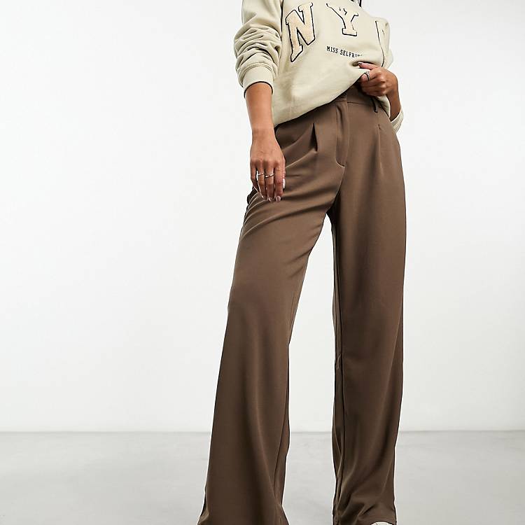 pants Moda | Vero in brown ASOS wide leg