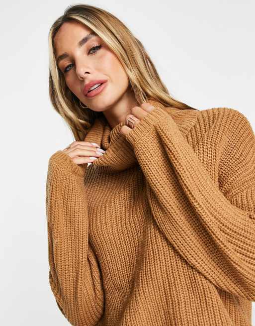 Camel longline jumper new arrivals