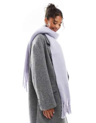 Vero Moda - Zachte bouclé sjaal in lila