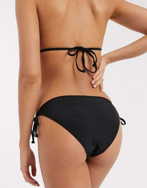 Vero Moda sort bikinitrusse med bindebånd i siden, 2 af 4