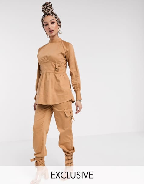 Verona combat trousers with utlity detail co-ord