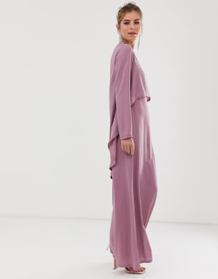 dusty pink dress asos
