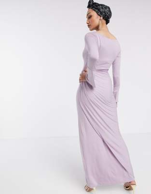 robe longue drapee