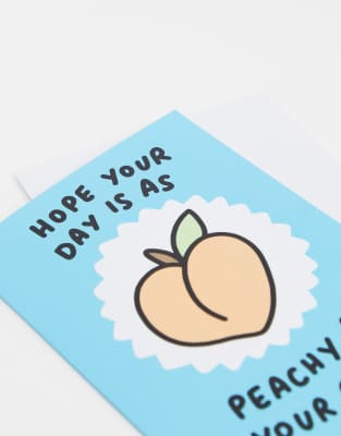 Peachy Antics Geburtstagskarte Für Erwachsene – Freches Glatzen-Motiv, Inkl. Umschlag, PC1007