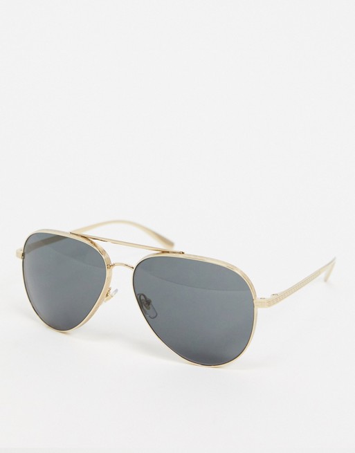 Versace 0VE2217 aviator sunglasses in gold