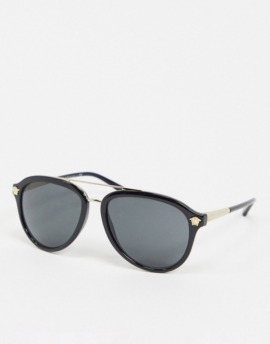 Versace 0VE4341 aviator sunglasses-Black