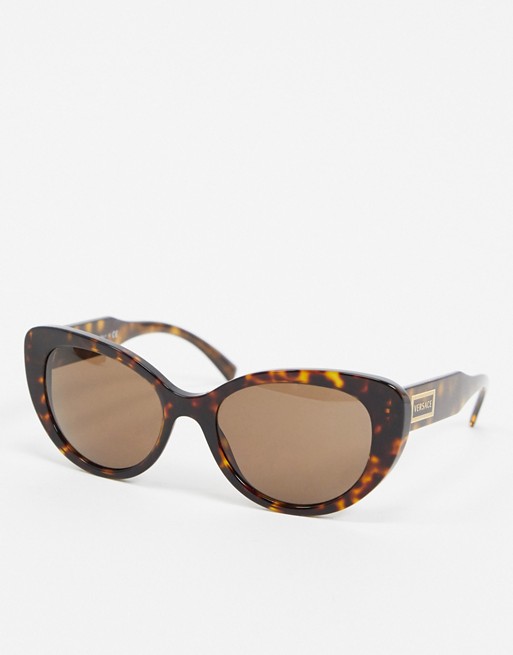 Versace 0VE4378 cat eye sunglasses in tort