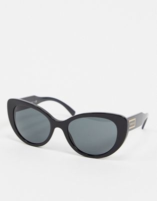 Versace - 0VE4378 - Cat eye-zonnebril in zwart
