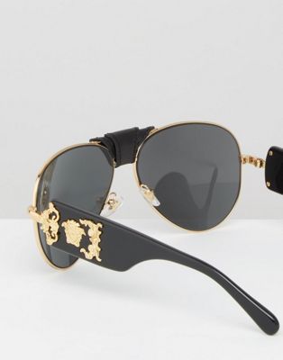 Versace Aviator Sunglasses With 