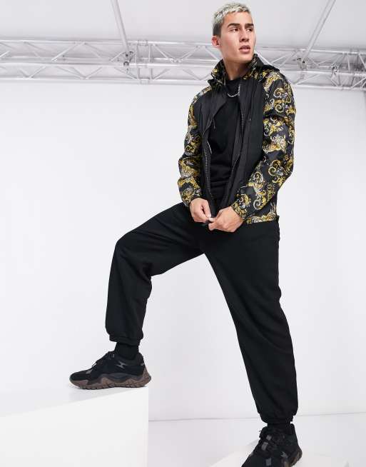 Versace tracksuit hot sale top