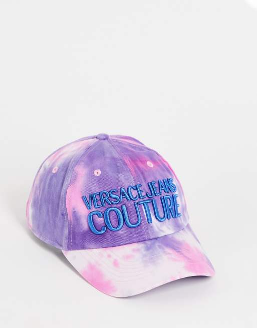Versace Jeans Couture – Blå batikmönstrad keps