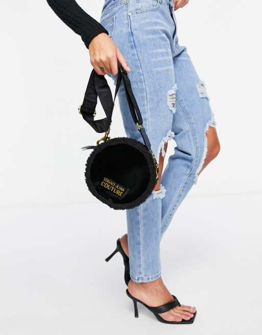 Borsa nera versace on sale jeans