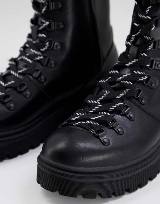 Versace Jeans Couture buckle boot in black ASOS