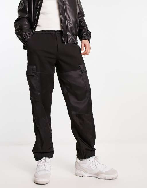 Nylon sales cargo joggers