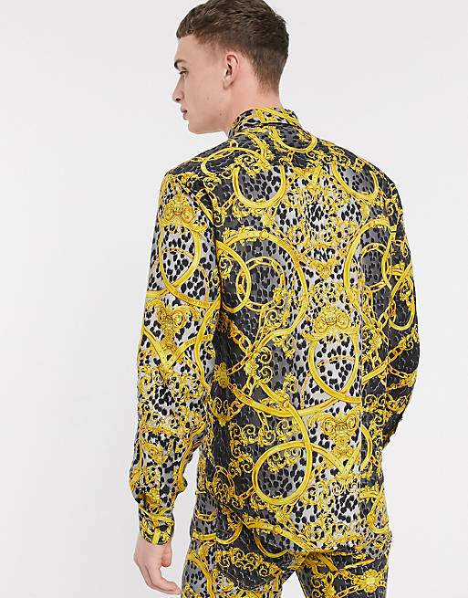 Versace Chain Print Shirt Discount | website.jkuat.ac.ke