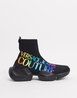 versace jeans sock sneakers