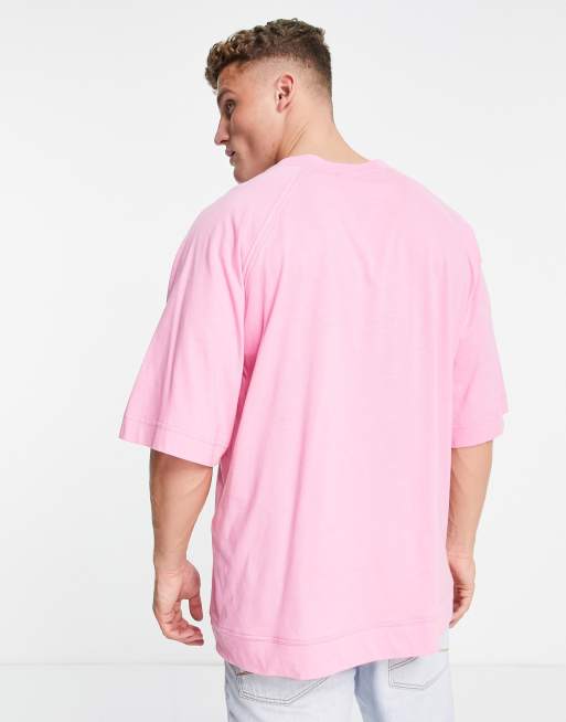 Versace Jeans Couture college t-shirt in pink, 2 of 4