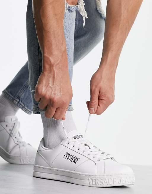 Versace jeans on sale scarpe uomo bianche