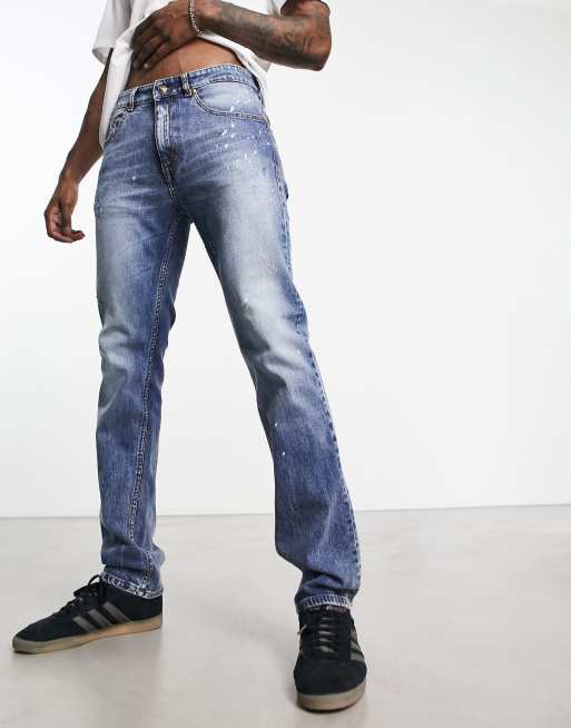 Versace Jeans Couture - C Boy Slim Ric D Str Amet Rinse Pants