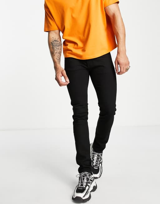 Versace Jeans – Couture – Enge Jeans in Schwarz