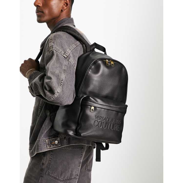 Versace jeans backpack online mens