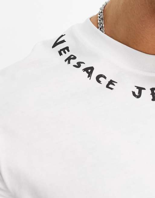 Versace Jeans Couture - Hvid T-shirt med logo, 3 af 4