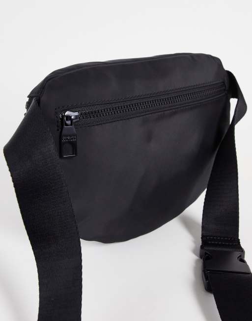 Versace Jeans Couture icon logo cross body bag in black