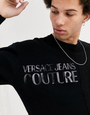 black versace jumper